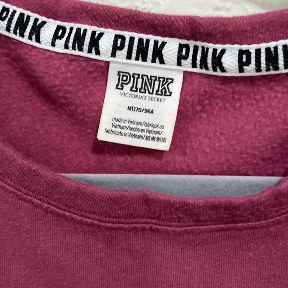 Victoria’s Secret pink mauve crewneck size medium - Picture 3 of 5